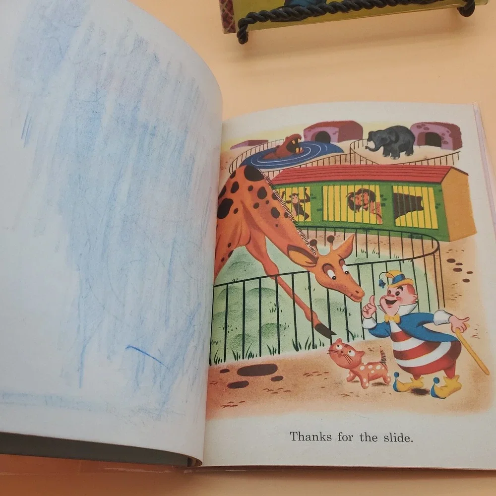Bonnie Book SAFETY IS FUN JINGLE DINGLE HOW DOES YOUR‎ GARDEN GROW Rare Vintage